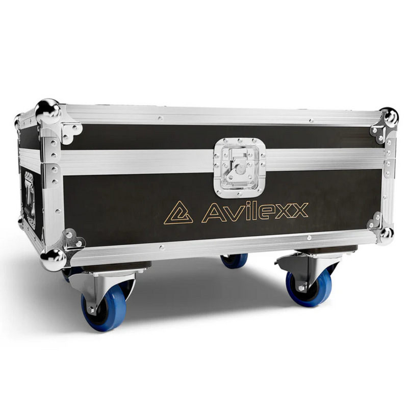 4x Sparkus 5 Sparkular machine + flightcase set