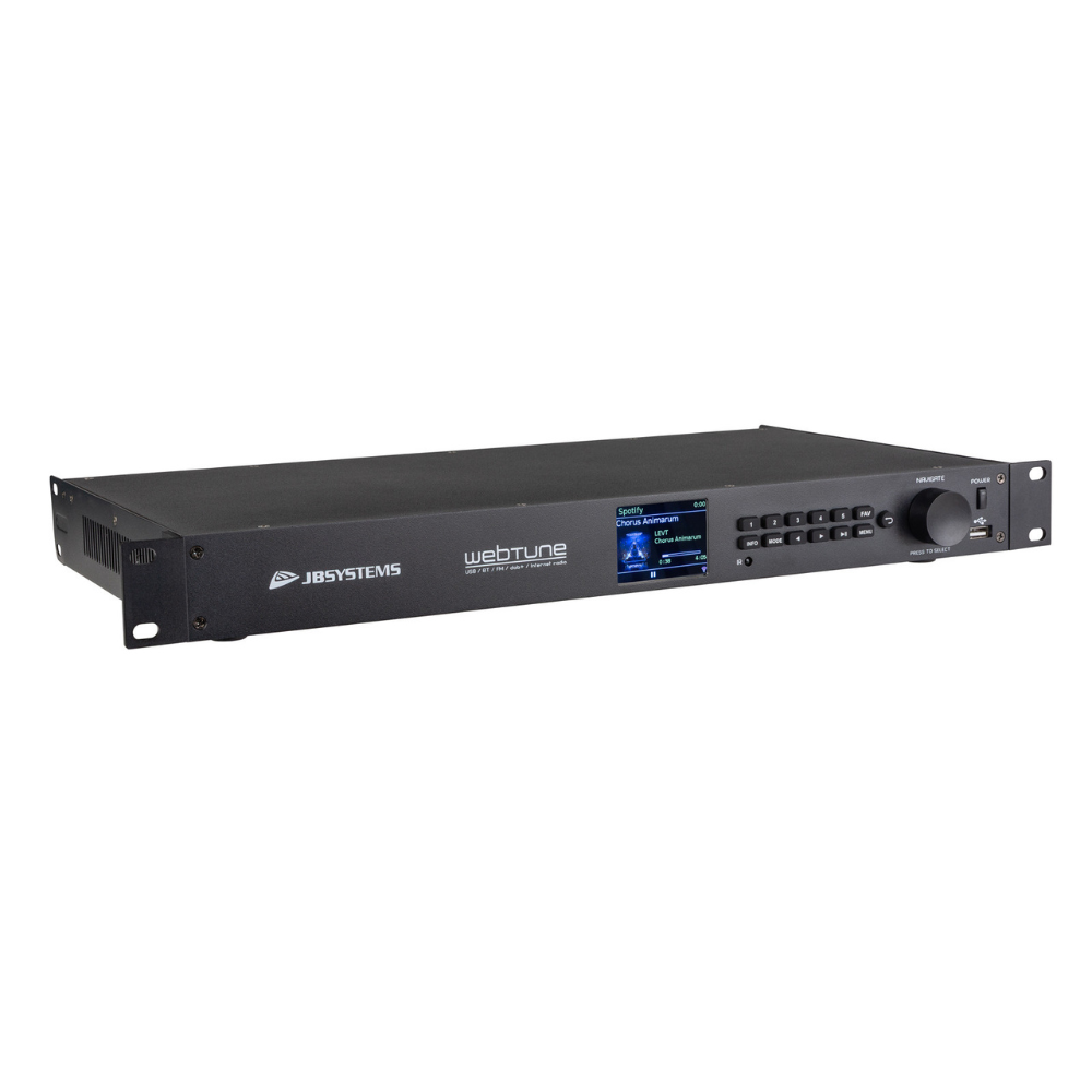 JB Systems WEBTUNE Internetradio/DAB+ speler 19" 1U