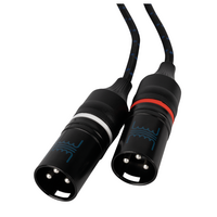 FL115 verloopkabel USB-C naar 2x XLR male 0,75m