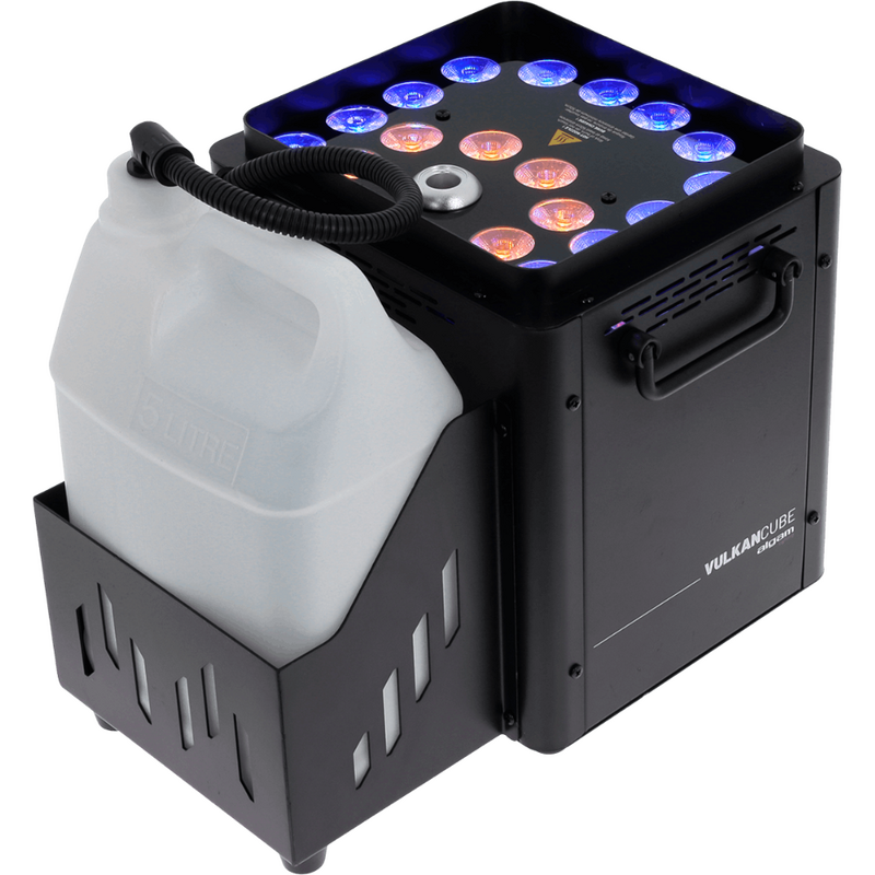 Vulkan Cube Verticale rookmachine 1500W 18x RGBWY LED