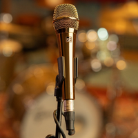 V7 GOLD Dynamische zangmicrofoon goud