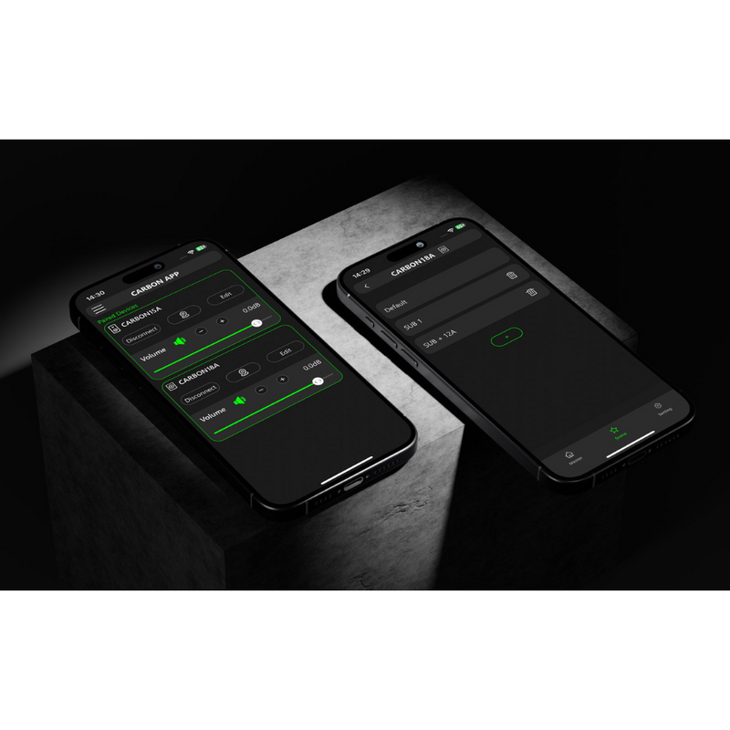 Audiophony CARBON12A Actieve luidspreker 12 inch CARBON12A Actieve luidspreker 12 inch