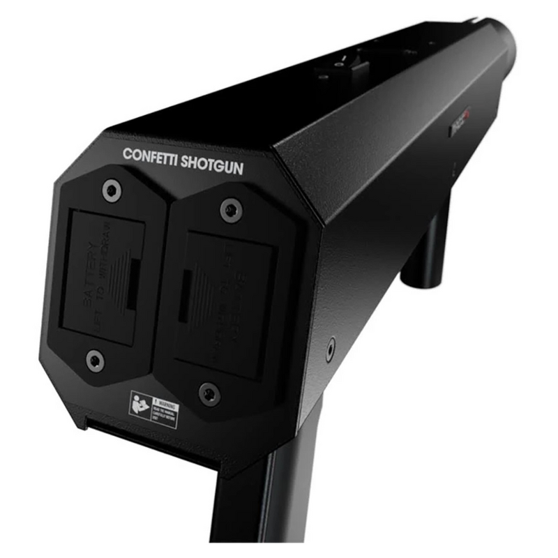 Deejay Shotgun confettishooter + 10x Electric Confetti Cannon 80cm oranje