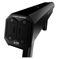 Deejay Shotgun confettishooter + 10x Electric Streamer Cannon 80cm oranje