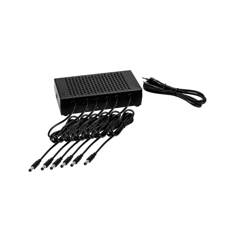 Set 6x AKKU LED Party Tube IR en oplader en transporttas