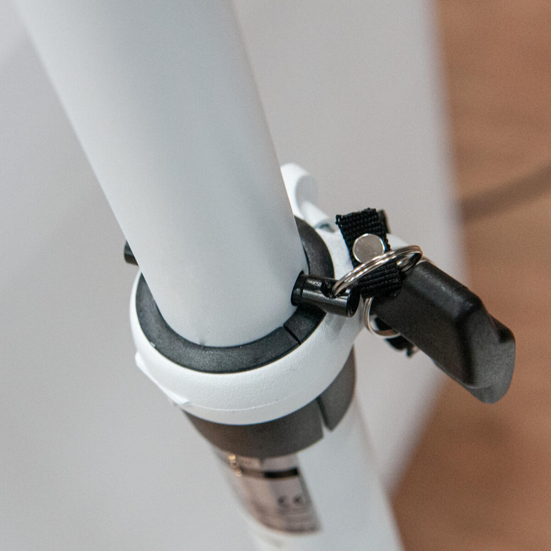 BPS-2 Verstelbare tussenpaal voor speaker statief 35mm M20 wit