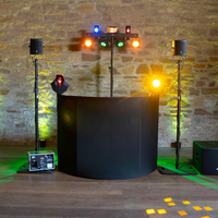 BPS-3 Speaker statief met baseplate zwart