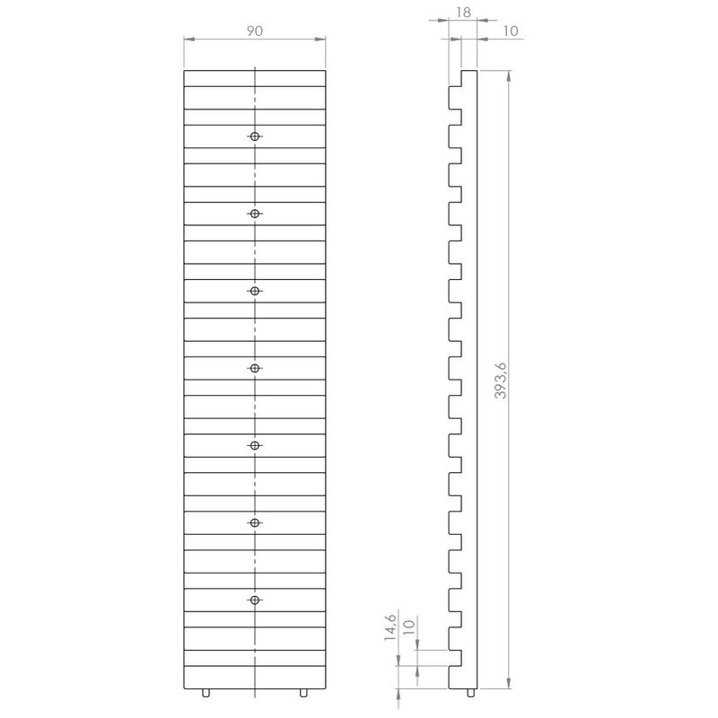Universele scheidingswand