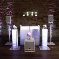 BPS-3 Speaker statief met baseplate wit