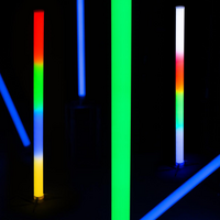 AKKU LED Party Tube IR Kleurenbuis 32x RGB 3-in-1 LED op accu