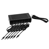 6x AKKU LED Party Tube IR met oplader en draagtas set