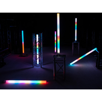 6x AKKU LED Party Tube IR met oplader en draagtas set