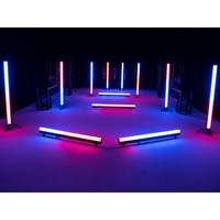 3x AKKU PT-100/32 Pixel DMX Tube met Soft Bag set