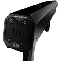 Deejay Shotgun confettishooter + 10x Electric Streamer Cannon 50cm oranje