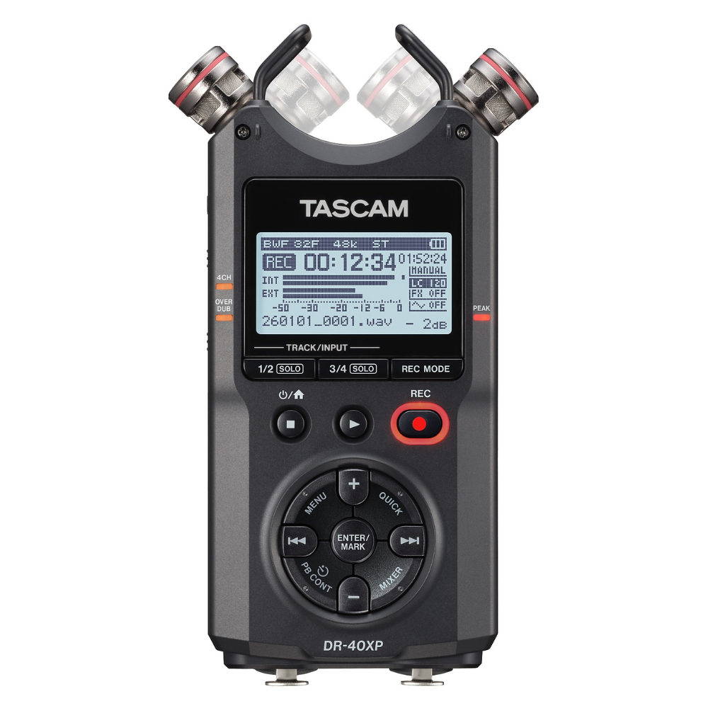 Tascam DR-40XP Draagbare 4 TrackRecorder