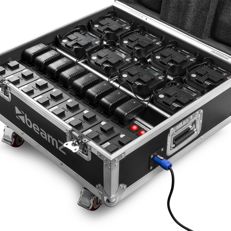 FCC10 Flightcase voor 8x BBP5X met combi-oplader