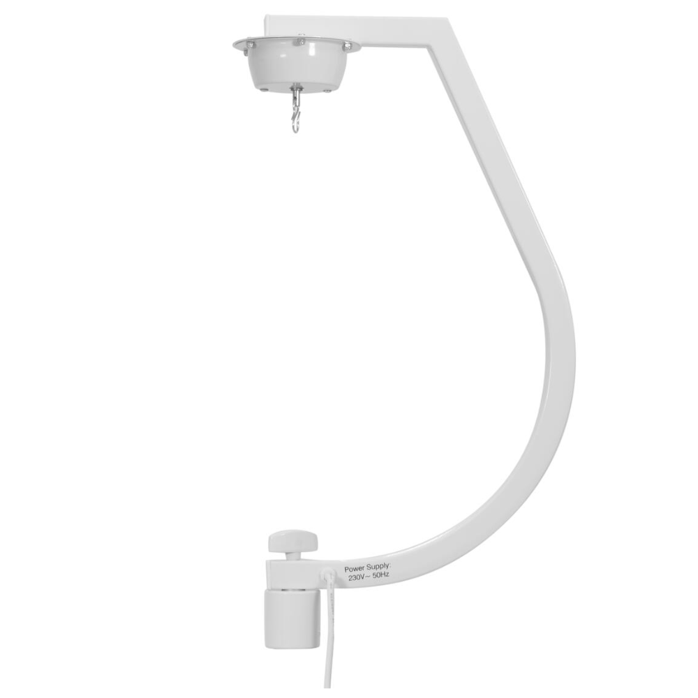 Eurolite Statiefhouder met motor voor spiegelbollen tot 30cm wit