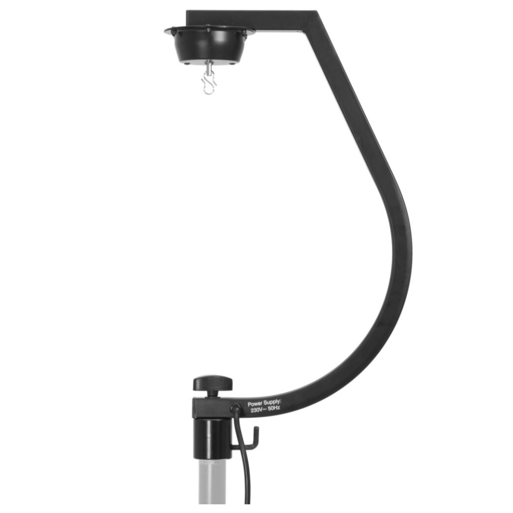 Eurolite Statiefhouder met motor voor spiegelbollen tot 30cm zwart