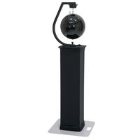 Statiefhouder met motor & Quick Link voor spiegelbollen tot 50cm zwart
