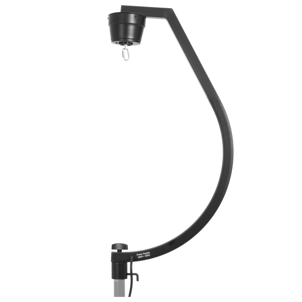 Eurolite Statiefhouder met motor & Quick Link voor spiegelbollen tot 50cm zwart
