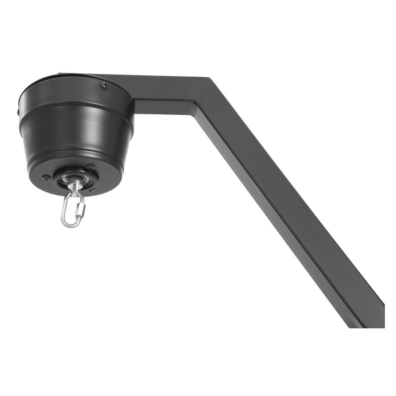 Statiefhouder met motor & Quick Link voor spiegelbollen tot 50cm zwart