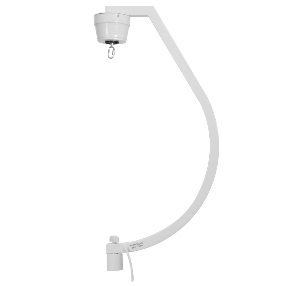 Eurolite Statiefhouder met motor & Quick Link voor spiegelbollen tot 50cm wit