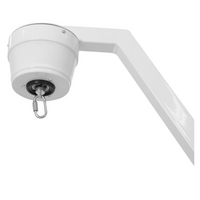 Statiefhouder met motor & Quick Link voor spiegelbollen tot 50cm wit