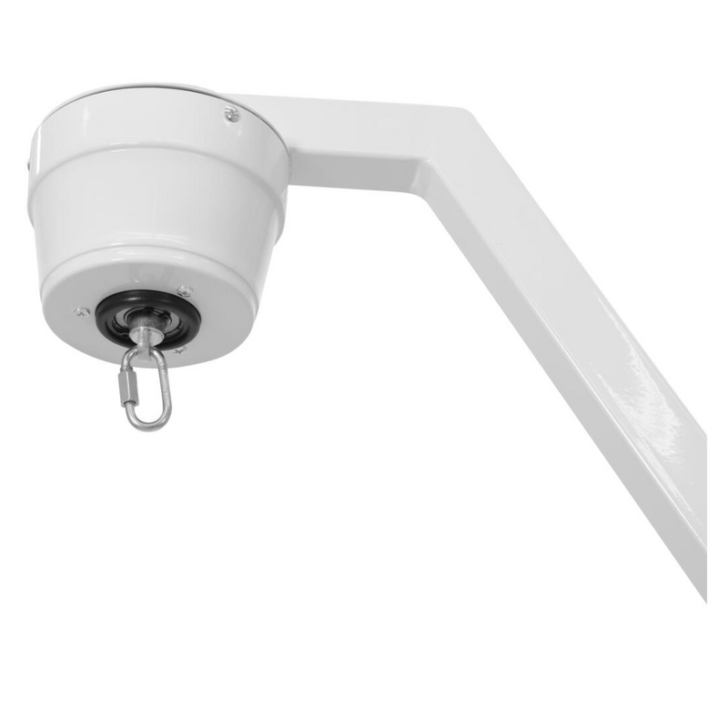 Statiefhouder met motor & Quick Link voor spiegelbollen tot 50cm wit