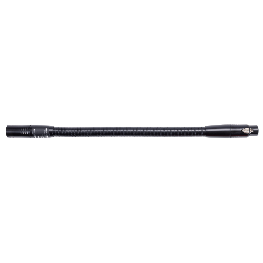 K&M 23035 Zwanenhals XLR 3/8 inch 350mm zwart