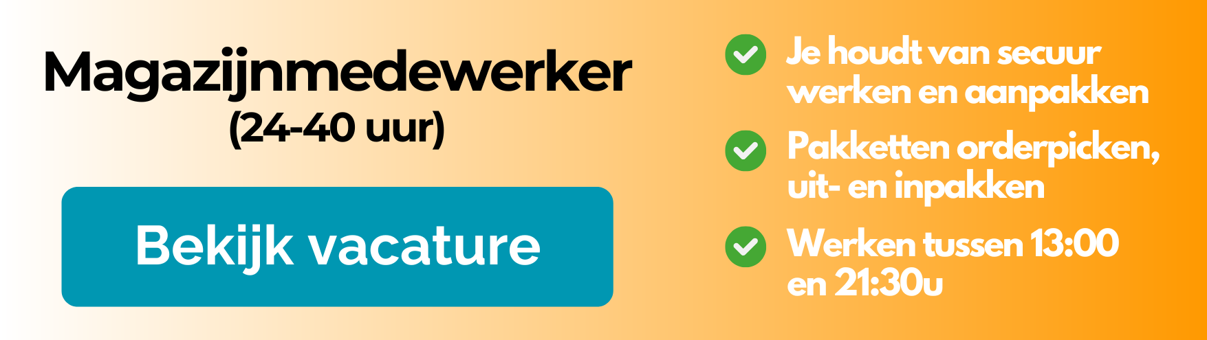 Fritz-Events vacature Magazijnmedewerker (24-40 uur)