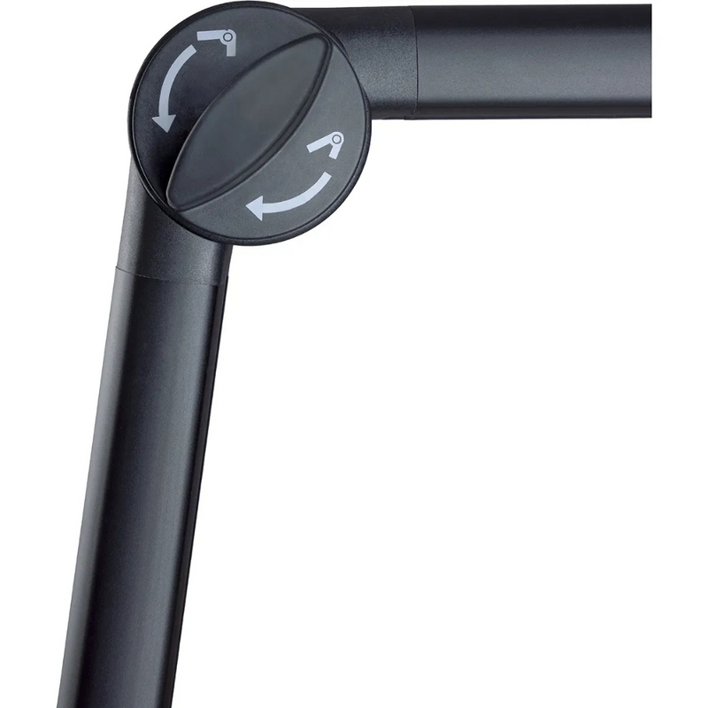 23868 Microfoon arm met tafelklem en -flens zwart