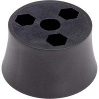 23868 Microfoon arm met tafelklem en -flens zwart