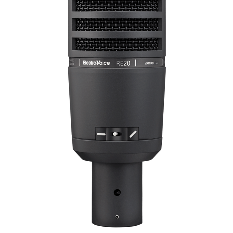 RE20 Dynamische cardioïde microfoon met Variable-D zwart