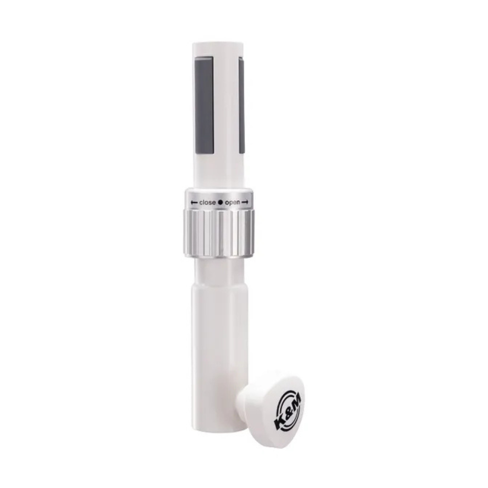 K&M 21441 Ring Lock Adapter voor 35mm statiefbuis wit