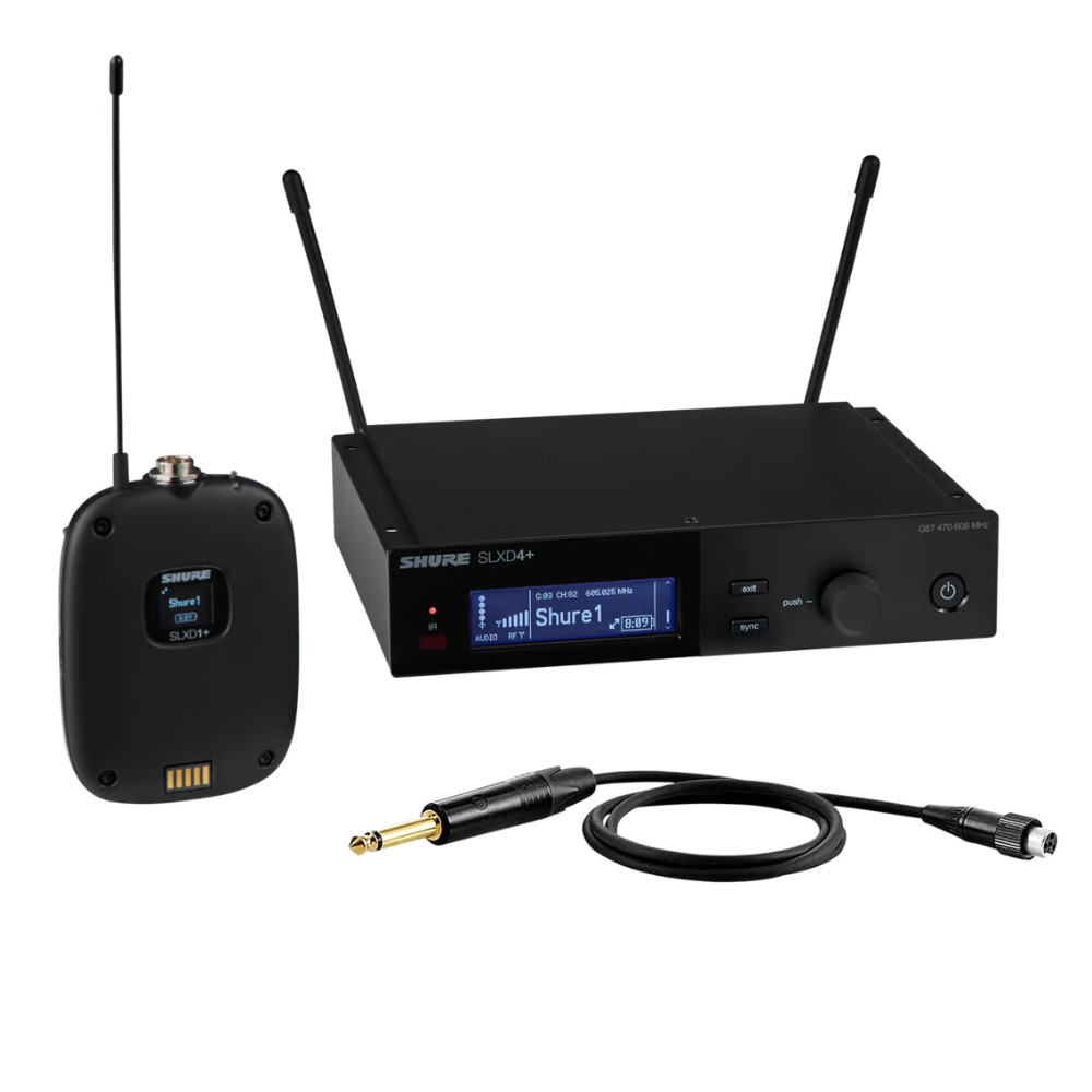 Shure SLXD14+E Draadloze bodypack set
