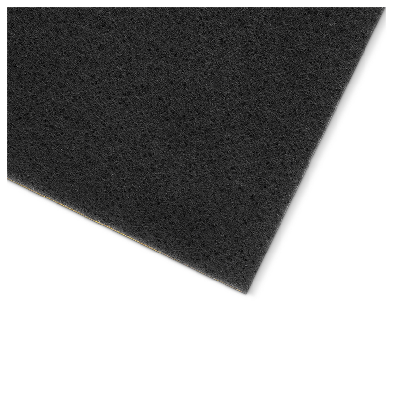 Zwart tapijt 100cm breed zelfklevend per meter