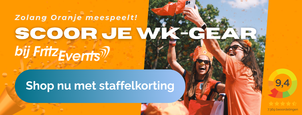 Scoor je WK-gear bij Fritz-Events