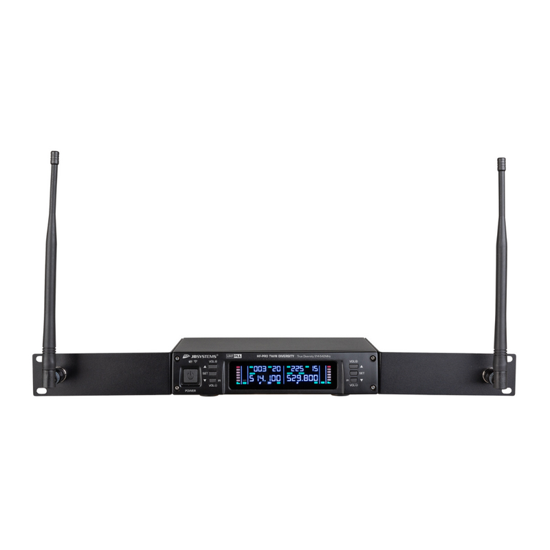 JB Systems Pro Mic Bundel met 1x HF-PRO TWIN en 2x MIC Pro Mic Bundel met 1x HF-PRO TWIN en 2x MIC