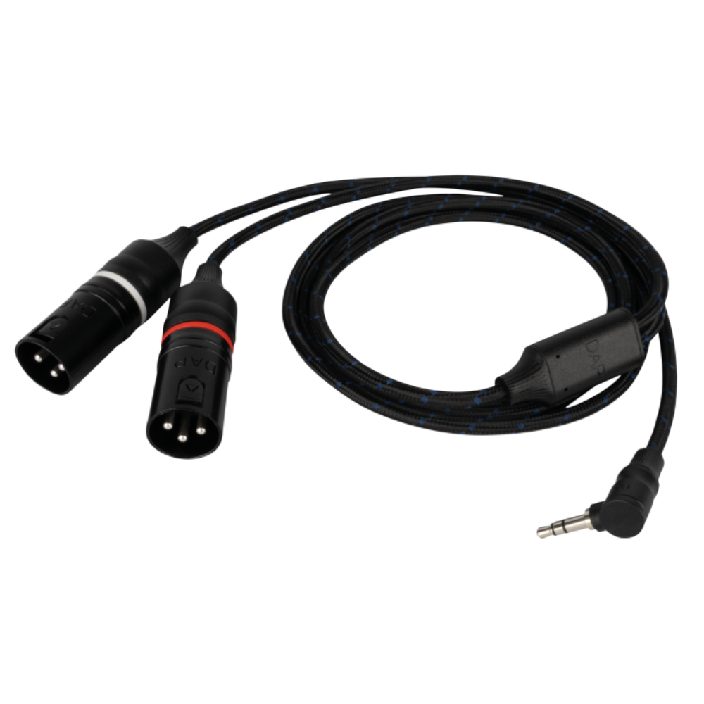DAP FL117 verloopkabel haakse mini-jack naar 2x XLR 150cm