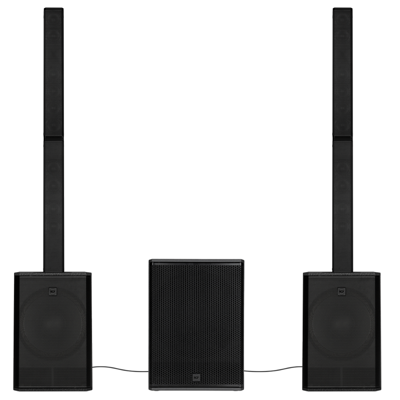 RCF EVOX V15 actief kolom array PA systeem zwart EVOX V15 actief kolom array PA systeem zwart