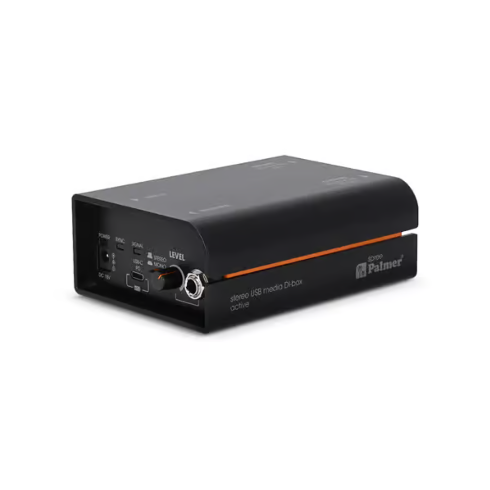 Palmer RIVER spree Actieve stereo USB-C media DI box