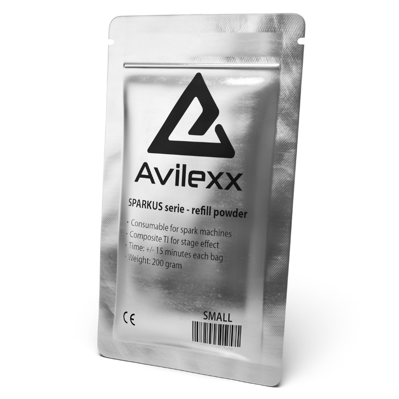 Navulling koudvuurpoeder voor sparkular machines small 200g - 5-pack