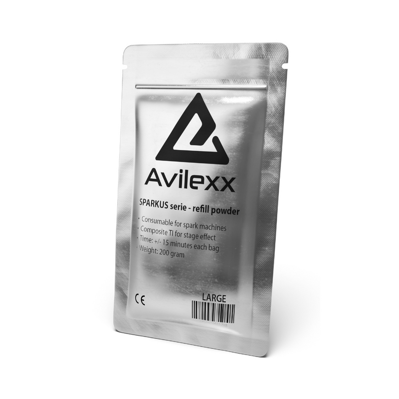 Navulling koudvuurpoeder voor sparkular machines large 200g - 10+1 pack