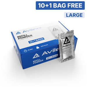 Avilexx Navulling koudvuurpoeder voor sparkular machines large 200g - 10+1 pack