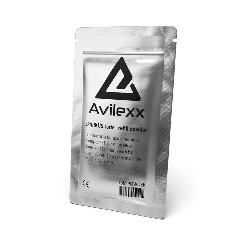 Navulling koudvuurpoeder voor sparkular machines 10M 200g - 5-pack