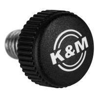 Gekartelde knopbout 3/8 inch voor Microfoon T-bar