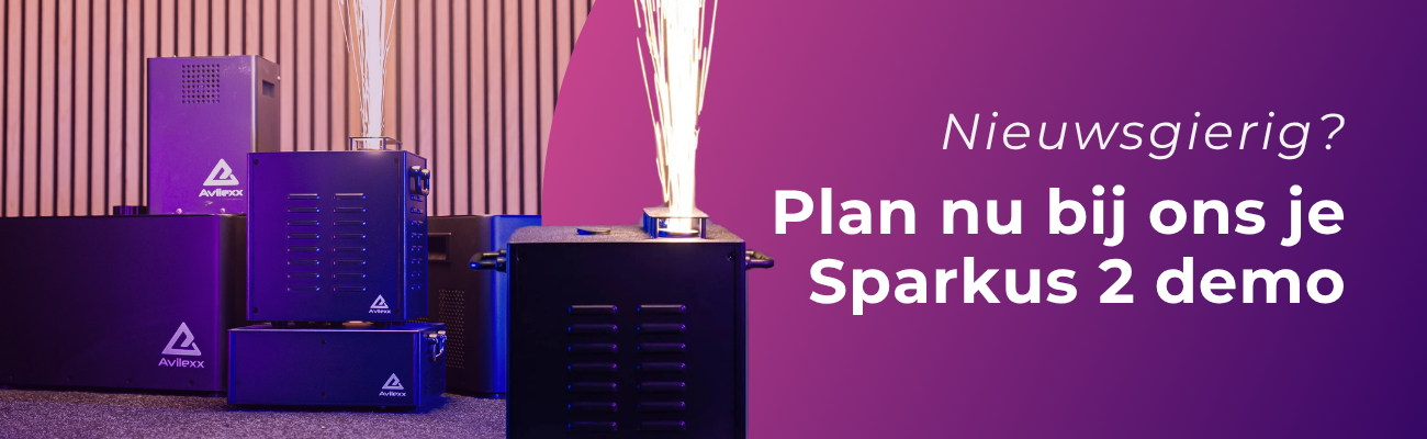 Plan nu bij Fritz-Events je Sparkus 2 demo