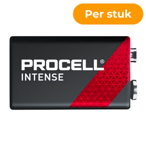 Duracell Procell Alkaline Intense 9V Batterij (per stuk) Procell Alkaline Intense 9V Batterij (per stuk)