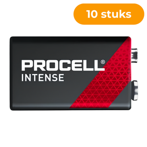 Duracell Procell Alkaline Intense 9V Batterij (10 stuks) Procell Alkaline Intense 9V Batterij (10 stuks)