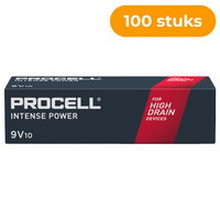 Duracell Procell Alkaline Intense 9V Batterij (100 stuks) Procell Alkaline Intense 9V Batterij (100 stuks)